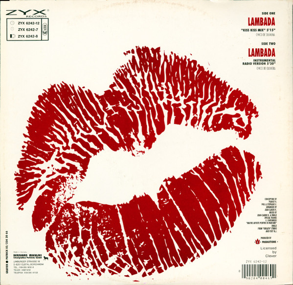 Lips-Kiss - Lambada | ZYX Records (ZYX 6242-12) - 2 Lips-Kiss - Lambada | ZYX Records (ZYX 6242-12) - 2