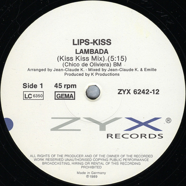 Lips-Kiss - Lambada | ZYX Records (ZYX 6242-12) - 3 Lips-Kiss - Lambada | ZYX Records (ZYX 6242-12) - 3
