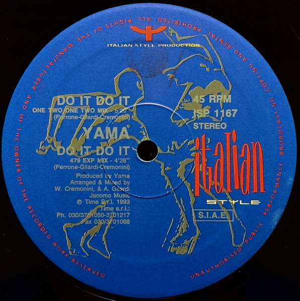 Yama - Do It Do It | Italian Style Production (ISP 1167)