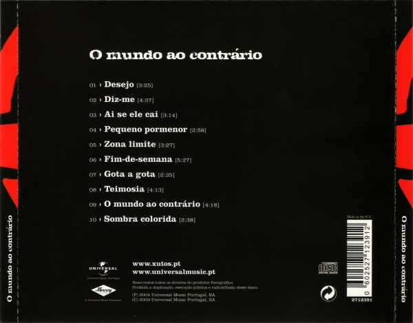 Xutos & Pontapés - O Mundo Ao Contrário | Universal Music Portugal (2712391) - 2