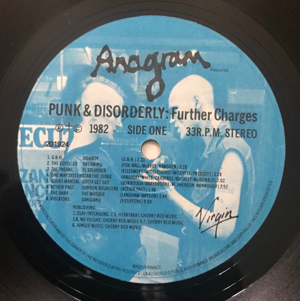 Various - Punk And Disorderly - Further Charges | Virgin (201924) - 2 Various - Punk And Disorderly - Further Charges | Virgin (201924) - 2