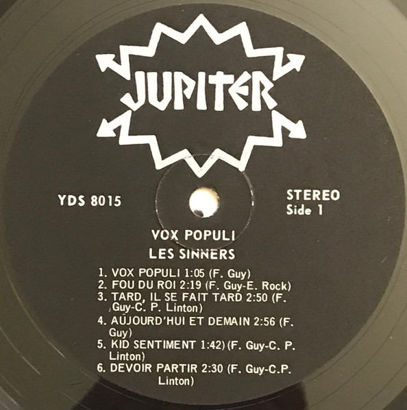 Les Sinners - Vox Populi | Jupiter (YDS 8015) - 3