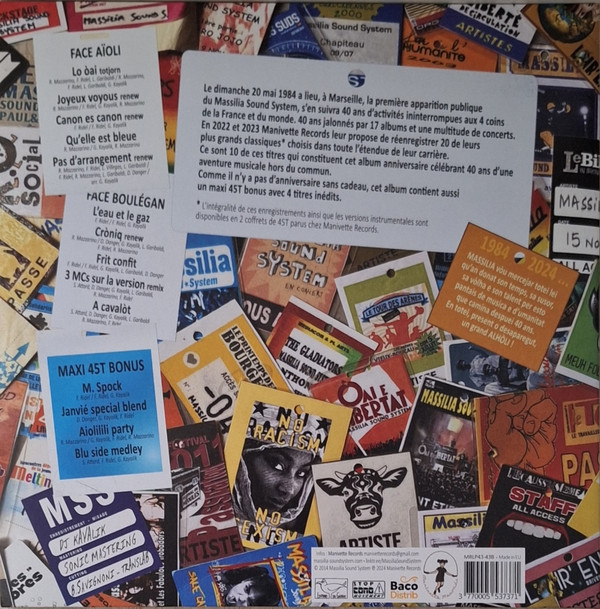 Massilia Sound System - Anniversari | Manivette Records (MRLP43-43B) - 2