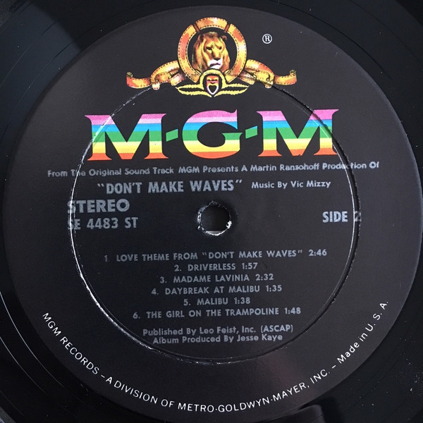 Vic Mizzy - Don't Make Waves (Original Motion Picture Soundtrack) | MGM Records (SE-4483 ST) - 4 Vic Mizzy - Don't Make Waves (Original Motion Picture Soundtrack) | MGM Records (SE-4483 ST) - 4