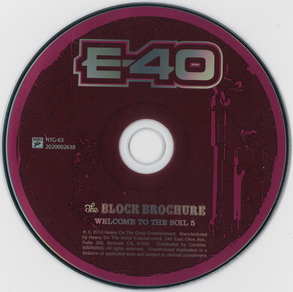 E-40 - The Block Brochure: Welcome To The Soil 5 | Heavy On The Grind Entertainment (HTG-63) - 3