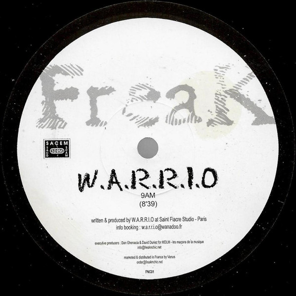 W.A.R.R.I.O. - 9AM / Night After Night | Freak n' Chic (FNC01) - 2 W.A.R.R.I.O. - 9AM / Night After Night | Freak n' Chic (FNC01) - 2
