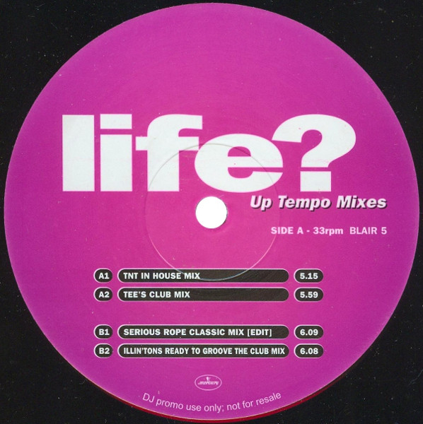 Blair - Life? (Up Tempo Mixes) | Mercury (BLAIR 5) - 3