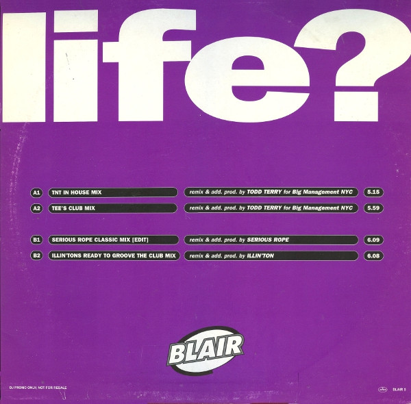 Blair - Life? (Up Tempo Mixes) | Mercury (BLAIR 5) - 2