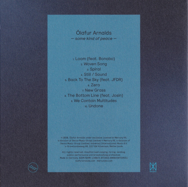Ólafur Arnalds - Some Kind Of Peace | Mercury KX (0734831) - 2