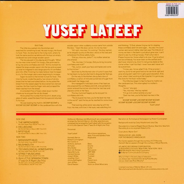 Yusef Lateef - The Doctor Is In ...And Out | Atlantic (PPAN SD 1685) - 2