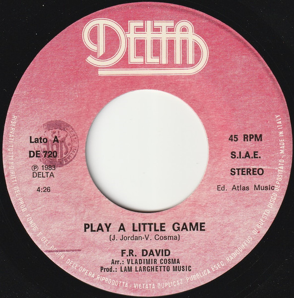 F.R. David - Play A Little Game | Delta (DE 720) - 3 F.R. David - Play A Little Game | Delta (DE 720) - 3