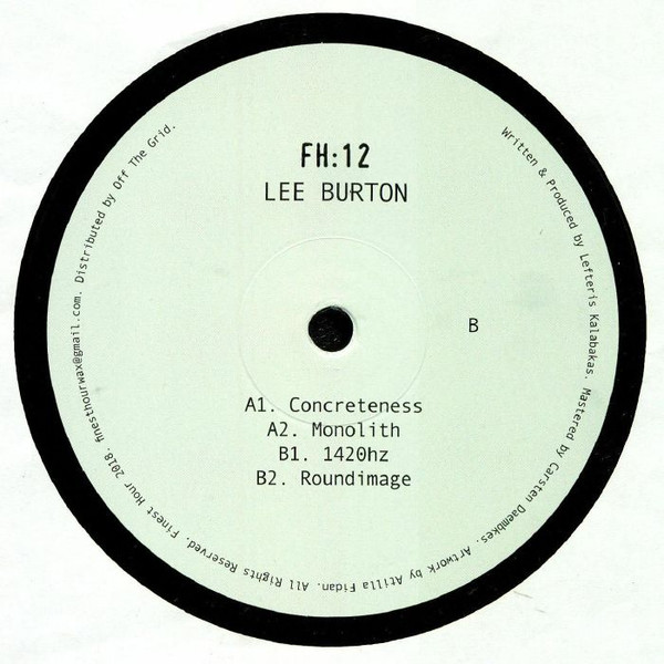 Lee Burton - FH:12 | Finest Hour Records (FH12) - 2