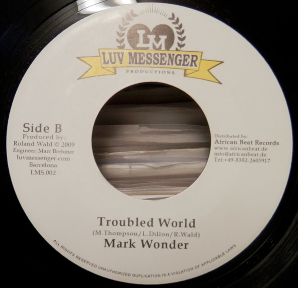 Utan Green , Mark Wonder - Life Is A Cycle / Troubled World | Luv Messenger (LMS.002) - 2 Utan Green , Mark Wonder - Life Is A Cycle / Troubled World | Luv Messenger (LMS.002) - 2