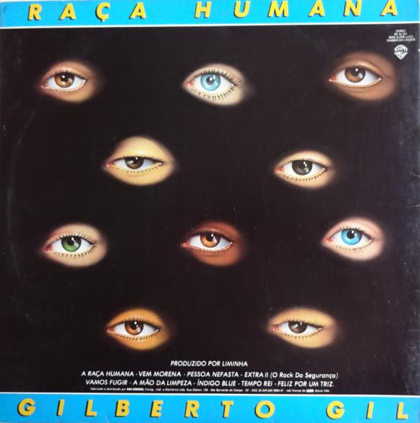Gilberto Gil - Raça Humana | Warner Bros. Records (BR 36.201) - 3 Gilberto Gil - Raça Humana | Warner Bros. Records (BR 36.201) - 3