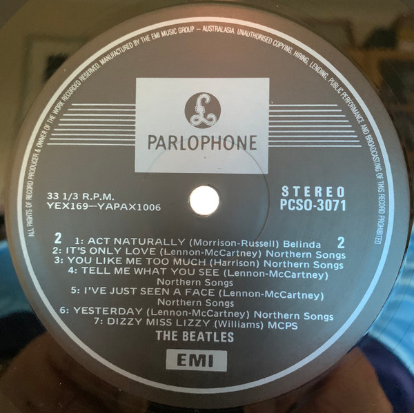 The Beatles - Help! | Parlophone (PCSO 3071) - 4 The Beatles - Help! | Parlophone (PCSO 3071) - 4