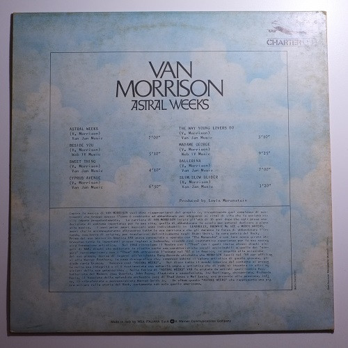 Van Morrison - Astral Weeks | Charter Line (CTR 26004) - 3