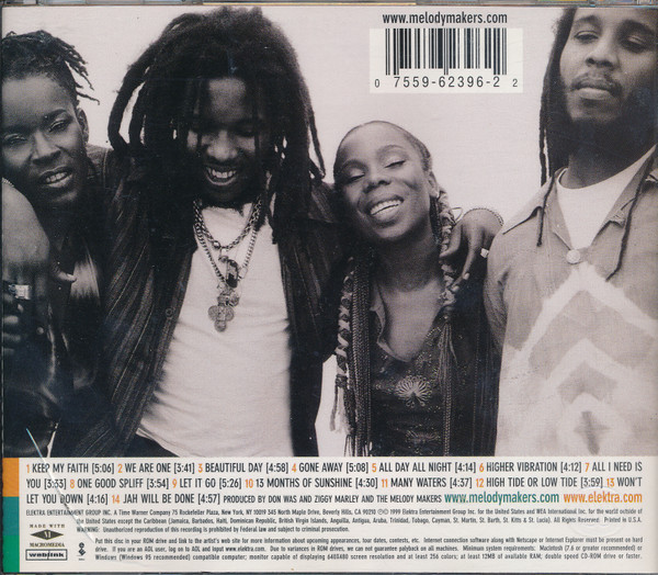 Ziggy Marley And The Melody Makers - Spirit Of Music [CD] | Elektra (62396-2) - 2