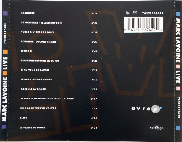 Marc Lavoine - Live | AVREP (74321167622) - 2