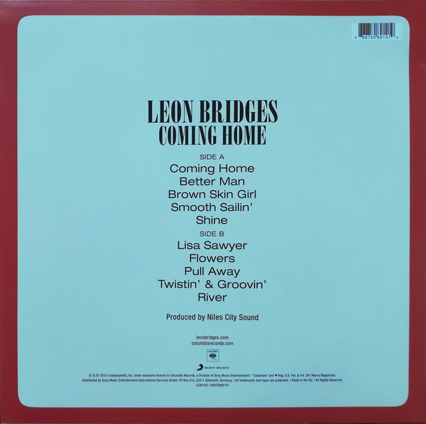 Leon Bridges - Coming Home | Columbia (88875 08914 1) - 2 Leon Bridges - Coming Home | Columbia (88875 08914 1) - 2
