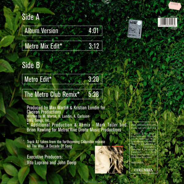 Céline Dion - That's The Way It Is | Columbia (COL 668255 6)