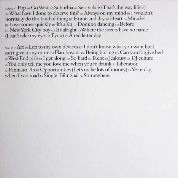 Pet Shop Boys - PopArt (The Hits) | Parlophone (593 8841) - 2