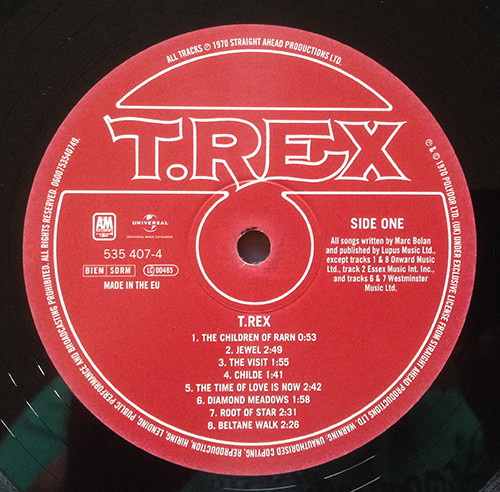 T. Rex - T.Rex | A&M Records (535 407-4) - 2 T. Rex - T.Rex | A&M Records (535 407-4) - 2