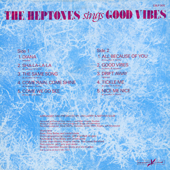 The Heptones - The Heptones Sings Good Vibes | Clarendon Sound (CSLP 005) - 2 The Heptones - The Heptones Sings Good Vibes | Clarendon Sound (CSLP 005) - 2