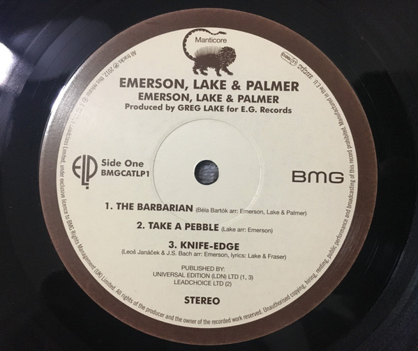 Emerson, Lake & Palmer - Emerson, Lake & Palmer | BMG (BMGCATLP1) - 3