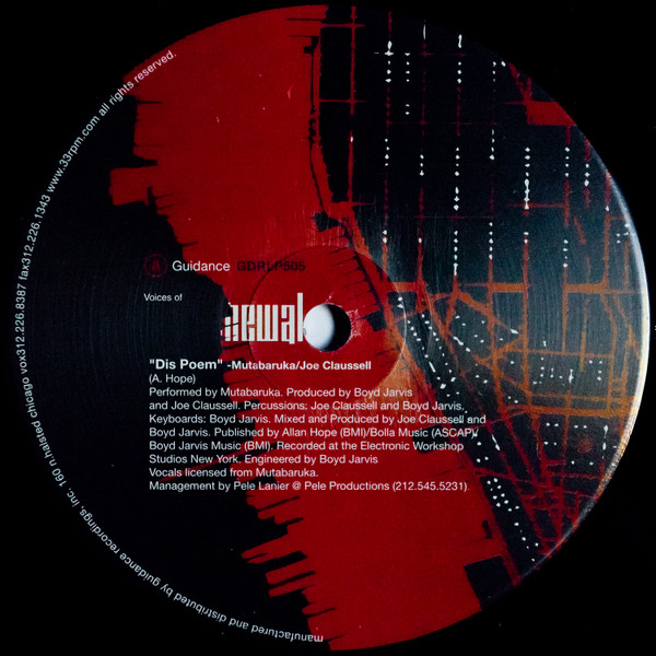Various - The Voices Of Urban Renewal | Guidance Recordings (GDRLP505) - 3