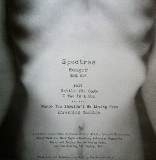 Spectres - Hunger | Howling Owl Records (HOWL019) - 2