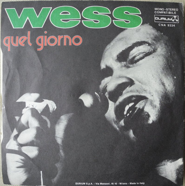 Wess Johnson - Il Primo Appuntamento | Durium (CN A 9334) - 2