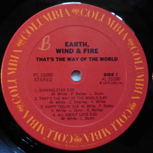 Earth, Wind & Fire - That's The Way Of The World | Columbia (PC 33280) - 3 Earth, Wind & Fire - That's The Way Of The World | Columbia (PC 33280) - 3
