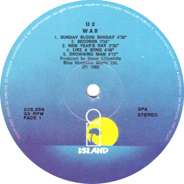 U2 - War | Island Records (205 259) - 3