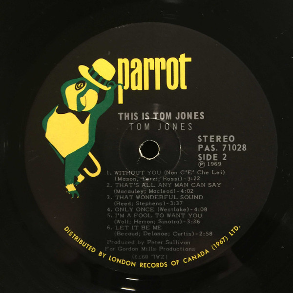 Tom Jones - This Is Tom Jones | Parrot (XPAS 71028) - 3 Tom Jones - This Is Tom Jones | Parrot (XPAS 71028) - 3