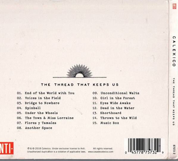 Calexico - The Thread That Keeps Us [CD] | Anti- (87573-2) - 2