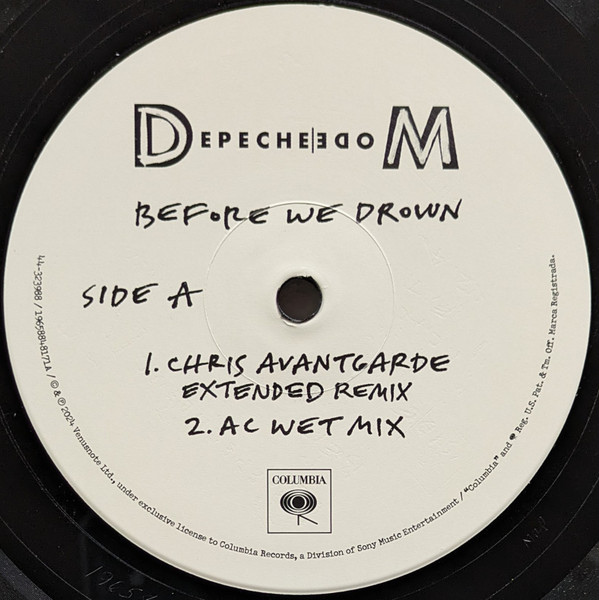 Depeche Mode - Before We Drown / People Are Good (Remixes) | Columbia (44-323988) - 3 Depeche Mode - Before We Drown / People Are Good (Remixes) | Columbia (44-323988) - 3