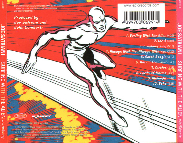 Joe Satriani - Surfing With The Alien | Epic (496133 2) - 2
