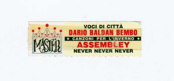 The Assembly / Dario Baldan Bembo - Never Never / Voci Di Città | Ascolto (YD 668) - 3 The Assembly / Dario Baldan Bembo - Never Never / Voci Di Città | Ascolto (YD 668) - 3