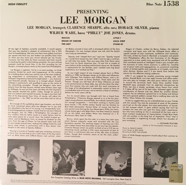 Lee Morgan - Indeed! | Blue Note (BLP 1538) - 2