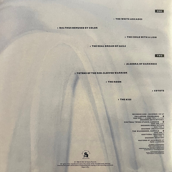 Harold Budd - The White Arcades | All Saints Records (WAST002LP) - 2 Harold Budd - The White Arcades | All Saints Records (WAST002LP) - 2