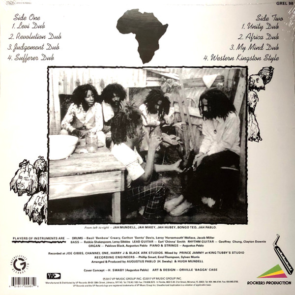 Augustus Pablo - Africa Must Be Free By 1983 Dub | Greensleeves Records (GREL 98) - 2 Augustus Pablo - Africa Must Be Free By 1983 Dub | Greensleeves Records (GREL 98) - 2