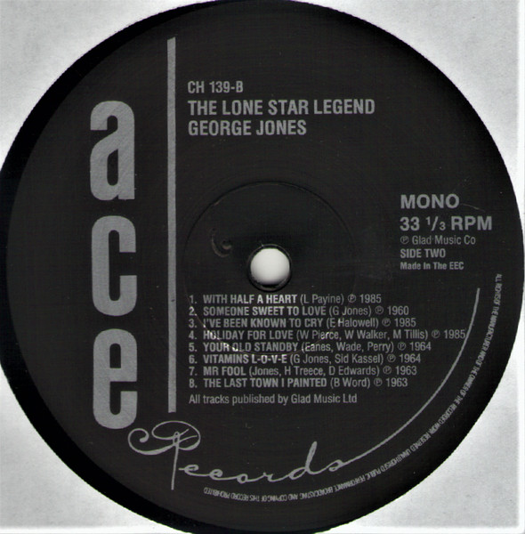 George Jones - The Lone Star Legend | Ace (CH 139) - 4 George Jones - The Lone Star Legend | Ace (CH 139) - 4