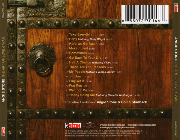 Angie Stone - The Art Of Love & War | Stax (0888072301467) - main