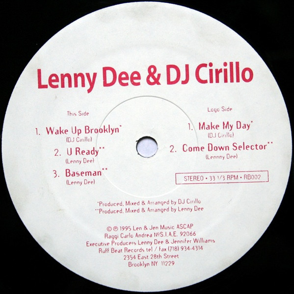 Lenny Dee & Cirillo - Wake Up Brooklyn | Ruff Beats Records (RB002) - 4