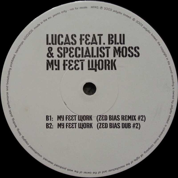 Lucas - My Feet Work | Polydor (MFW 3) - 2