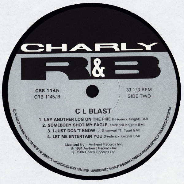C.L. Blast - C.L. Blast | Charly R&B (CRB 1145) - 4 C.L. Blast - C.L. Blast | Charly R&B (CRB 1145) - 4