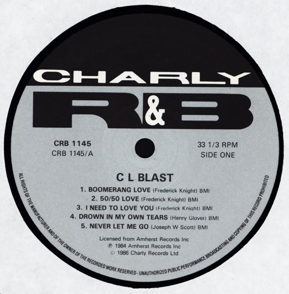C.L. Blast - C.L. Blast | Charly R&B (CRB 1145) - 3 C.L. Blast - C.L. Blast | Charly R&B (CRB 1145) - 3