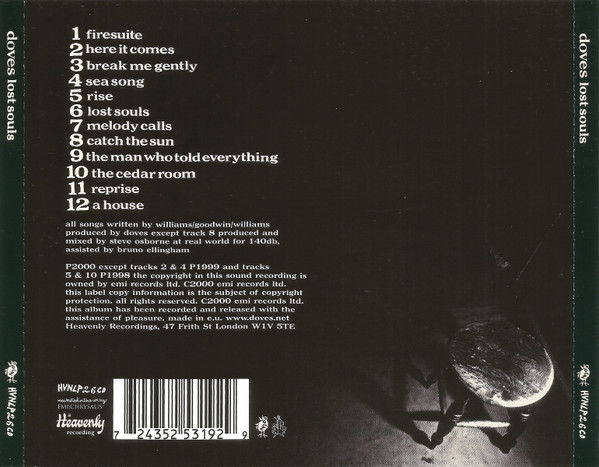 Doves - Lost Souls | Heavenly (HVNLP26CD) - 2