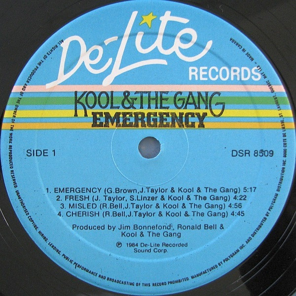 Kool & The Gang - Emergency | De-Lite Records (DSR 8509) - 3
