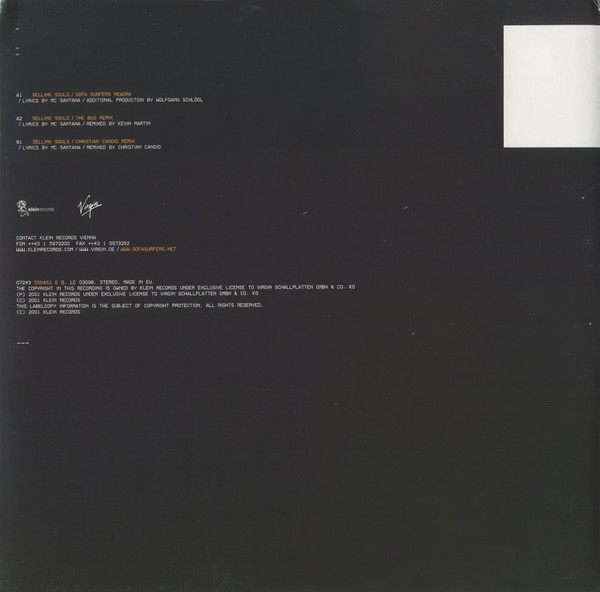 Sofa Surfers - Selling Souls | Virgin (550462 6) - 2